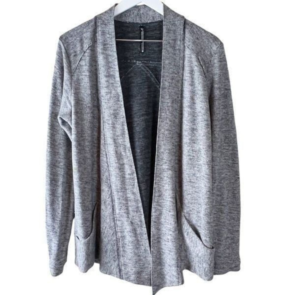 Kuhl Gray Nova Wrap Open Front Cardigan‎ Sweater Sz M